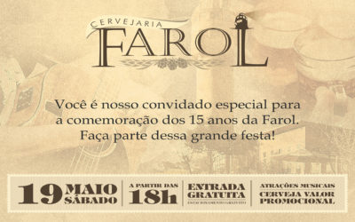 Cervejaria Farol completa 15 anos neste mês